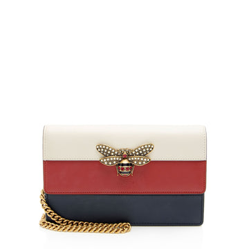 Gucci Calfskin Queen Margaret Wallet on Chain (SHF-9Q7LIA)