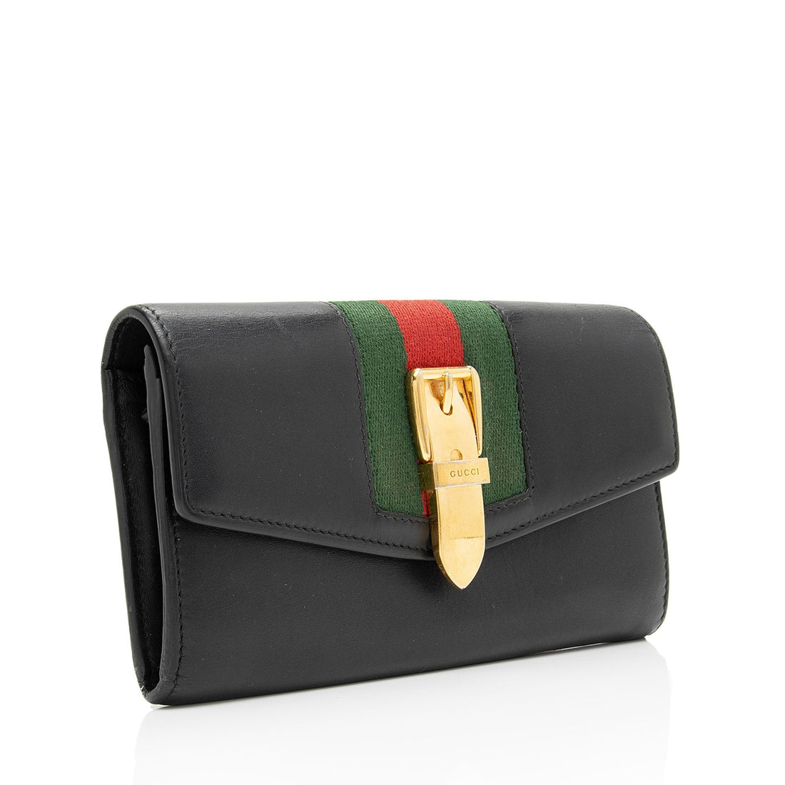 Gucci Calfskin Sylvie Continental Wallet (SHF-1uI8WQ)