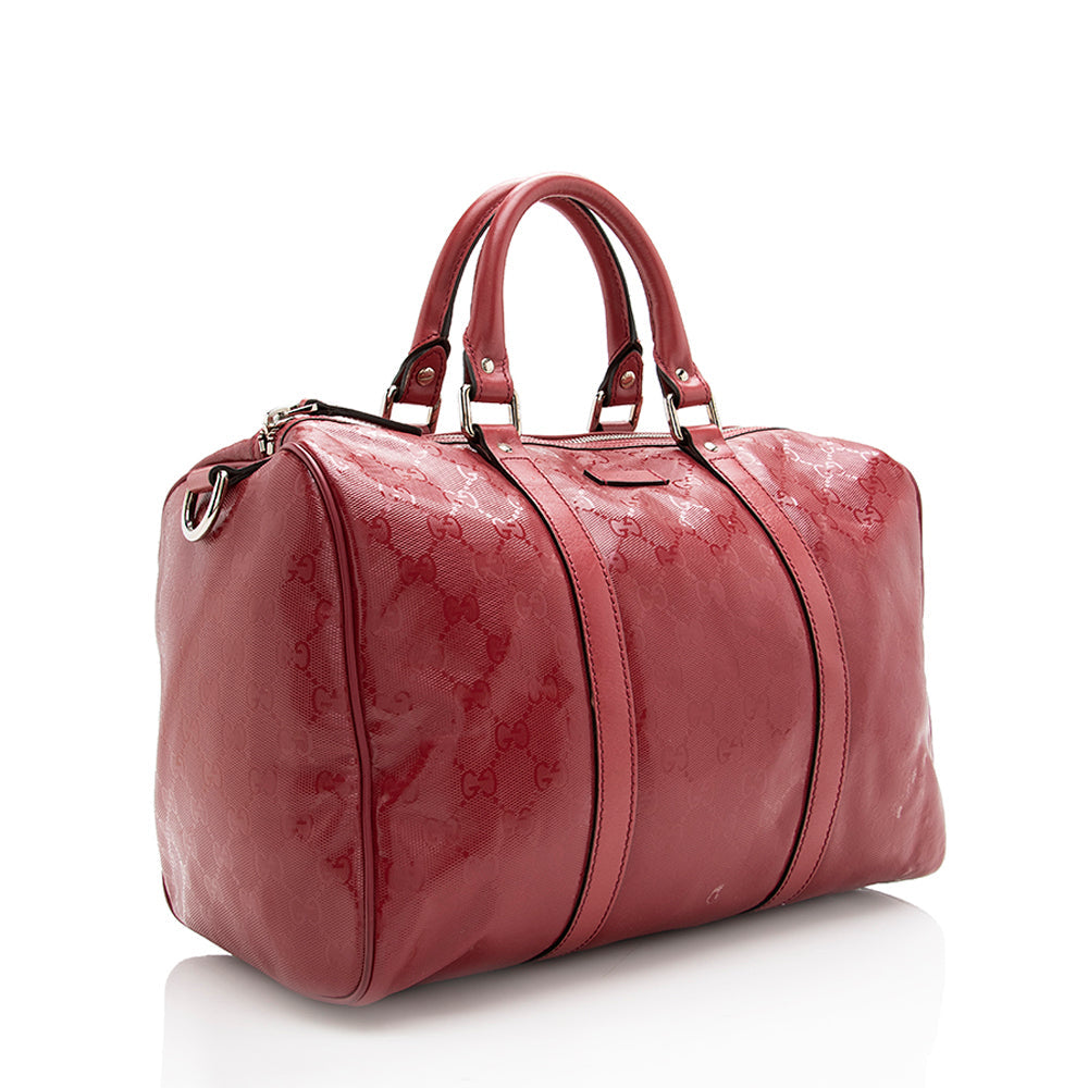 Gucci GG Coated Canvas Joy Medium Boston Bag