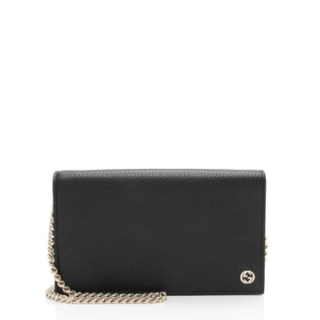 Gucci Dollar Calfskin Betty Medium Chain Wallet (SHF-2pD5un)