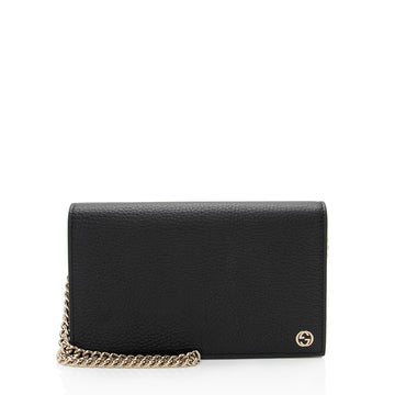 Gucci Calfskin Marmont Wallet on Chain (SHF-vvT6Ew)