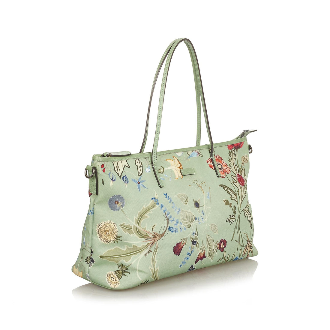 Gucci Flora Knight Nylon Satchel