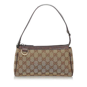 Gucci GG Abbey D-Ring Canvas Baguette