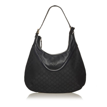 Gucci GG Canvas Crest Hobo Bag