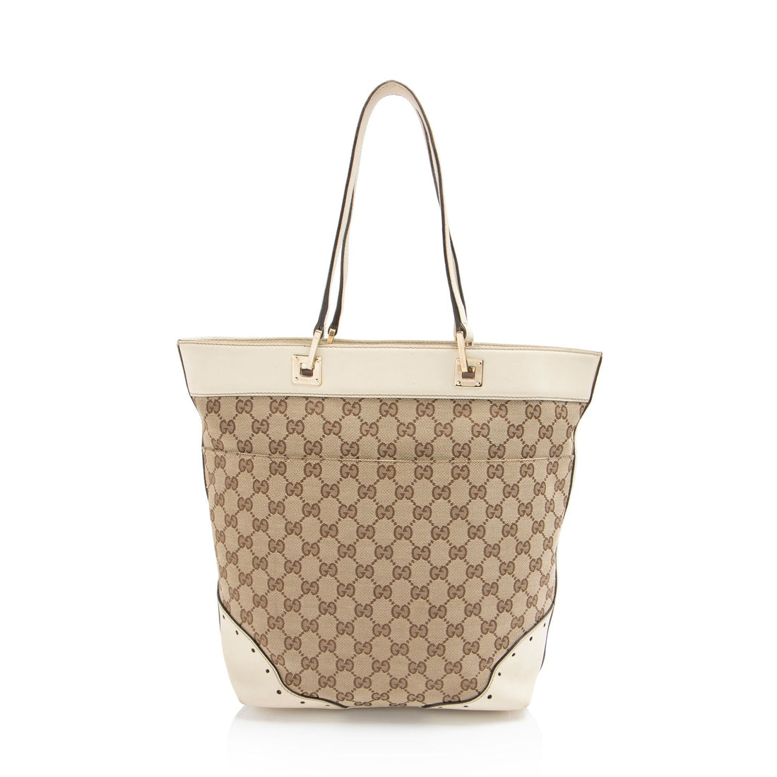 Gucci GG Canvas Punch Medium Tote