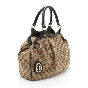 Gucci GG Canvas Sukey Medium Tote