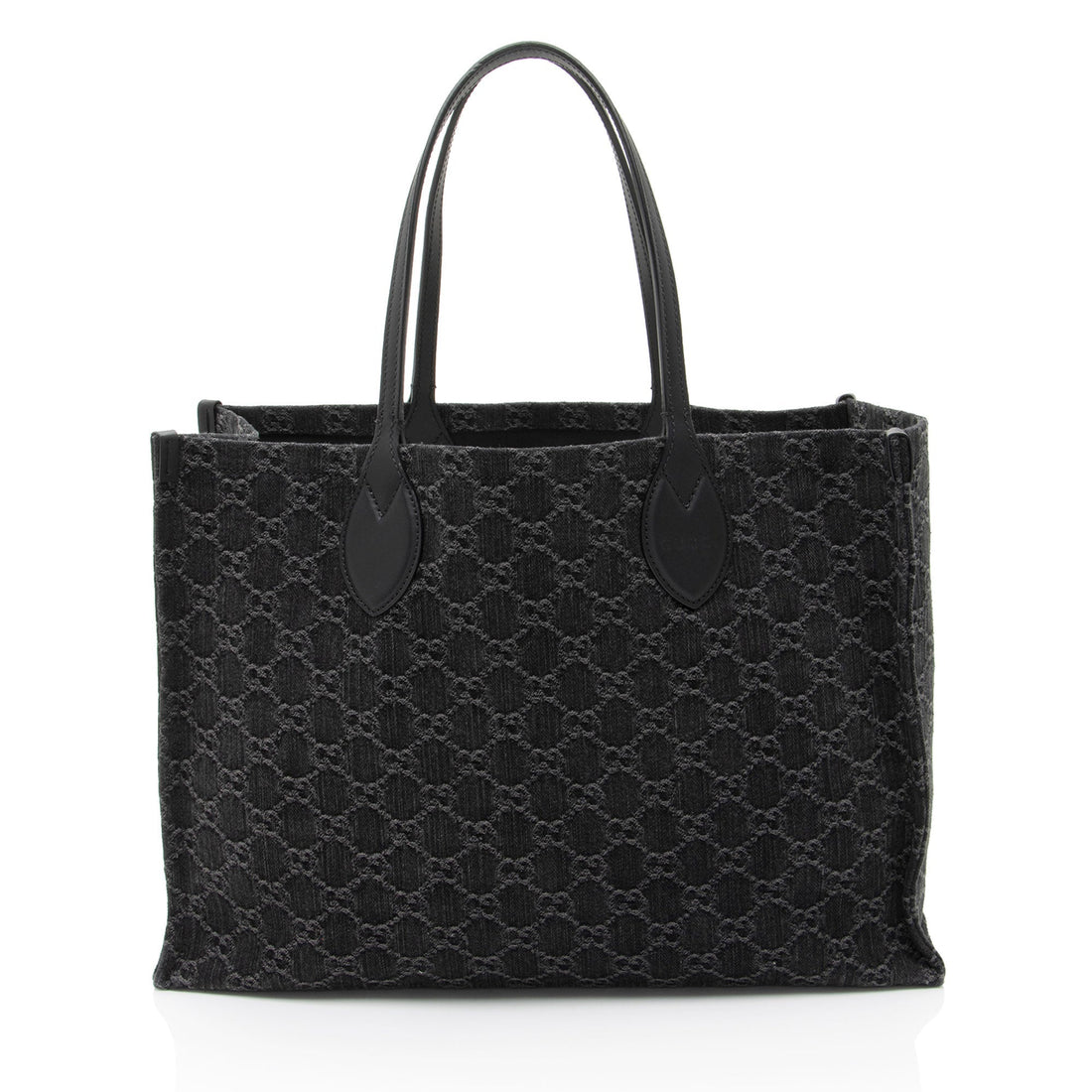 Gucci GG Denim Ophidia Large Tote