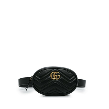 Gucci GG Marmont Matelasse Belt Bag (SHG-ViYF48)