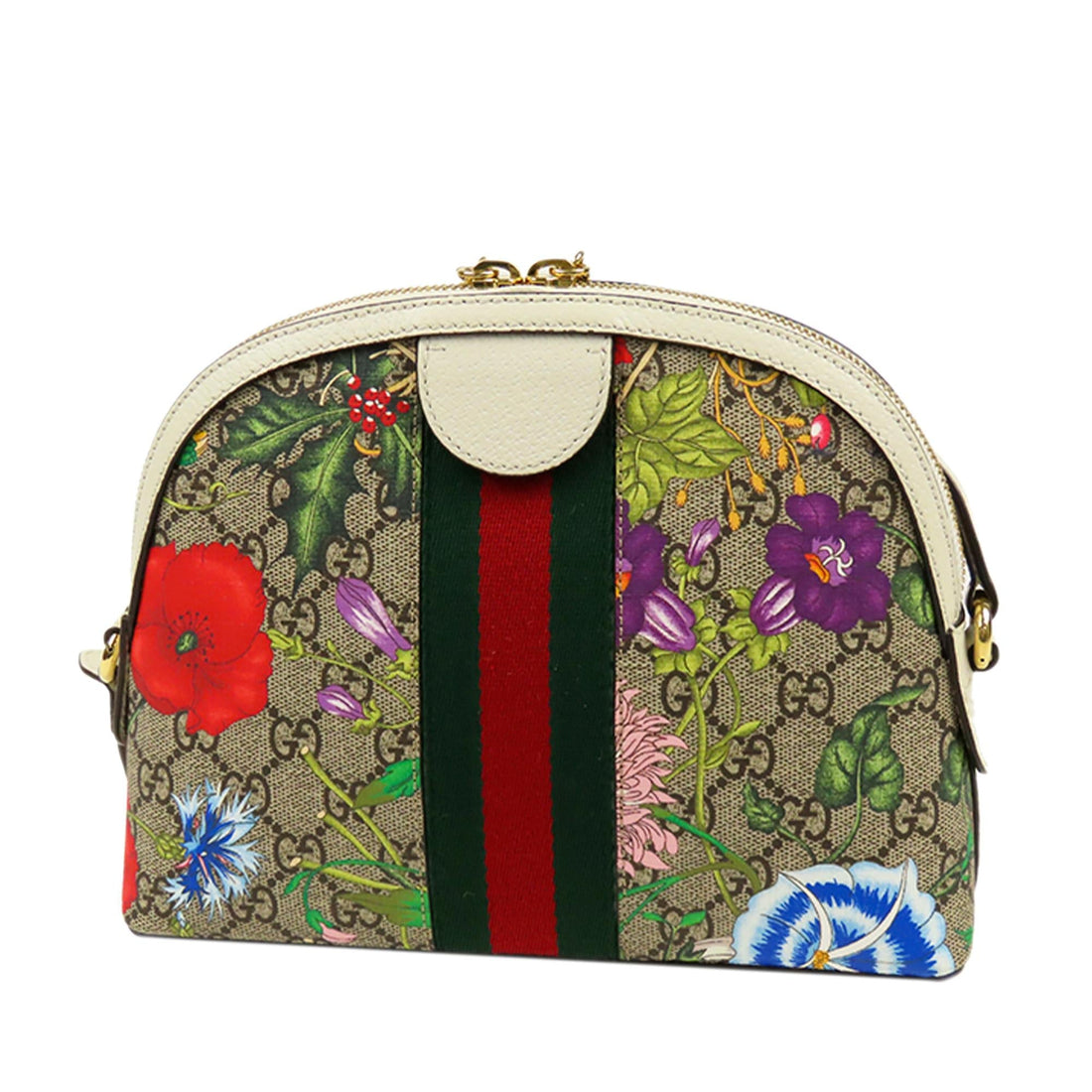Gucci GG Supreme Flora Ophidia Dome Small