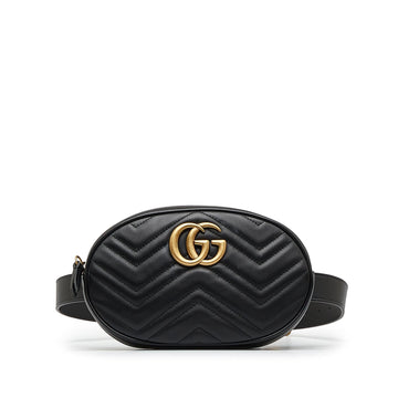 Gucci Gg Marmont Matelasse Belt Bag (SHG-FpHiDN)