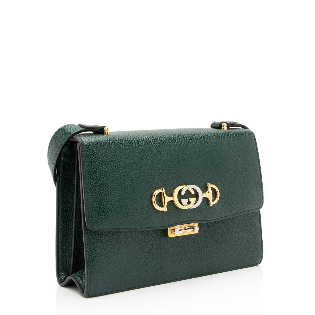 Gucci Grained Calfskin Zumi Small Crossbody Bag (SHF-23619)