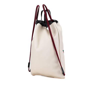 Gucci Gucci Logo Leather Backpack