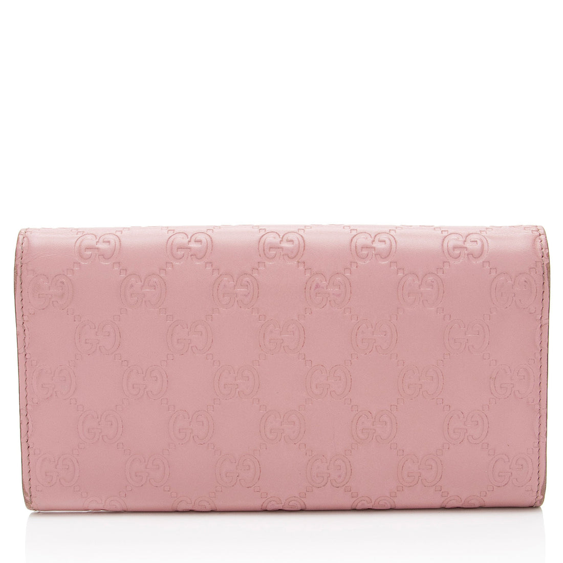 Gucci Guccissima Leather Interlocking G Continental Wallet