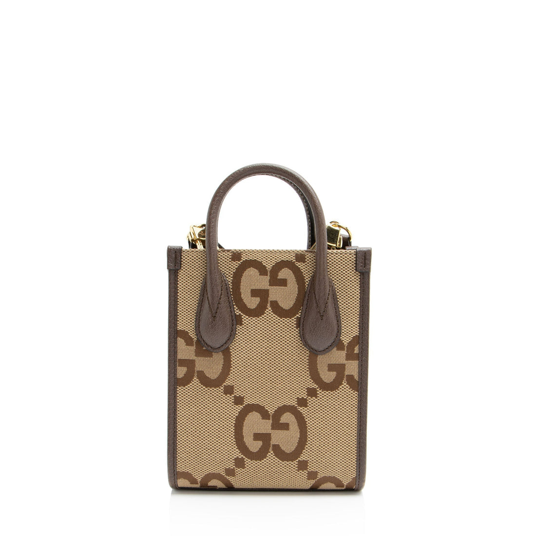 Gucci Jumbo GG Canvas Vertical Mini Tote
