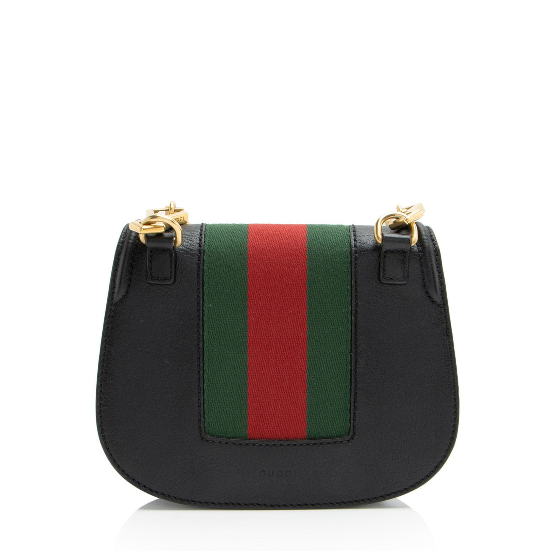 Gucci Leather Crystal Butterfly Linea Totem Small Crossbody