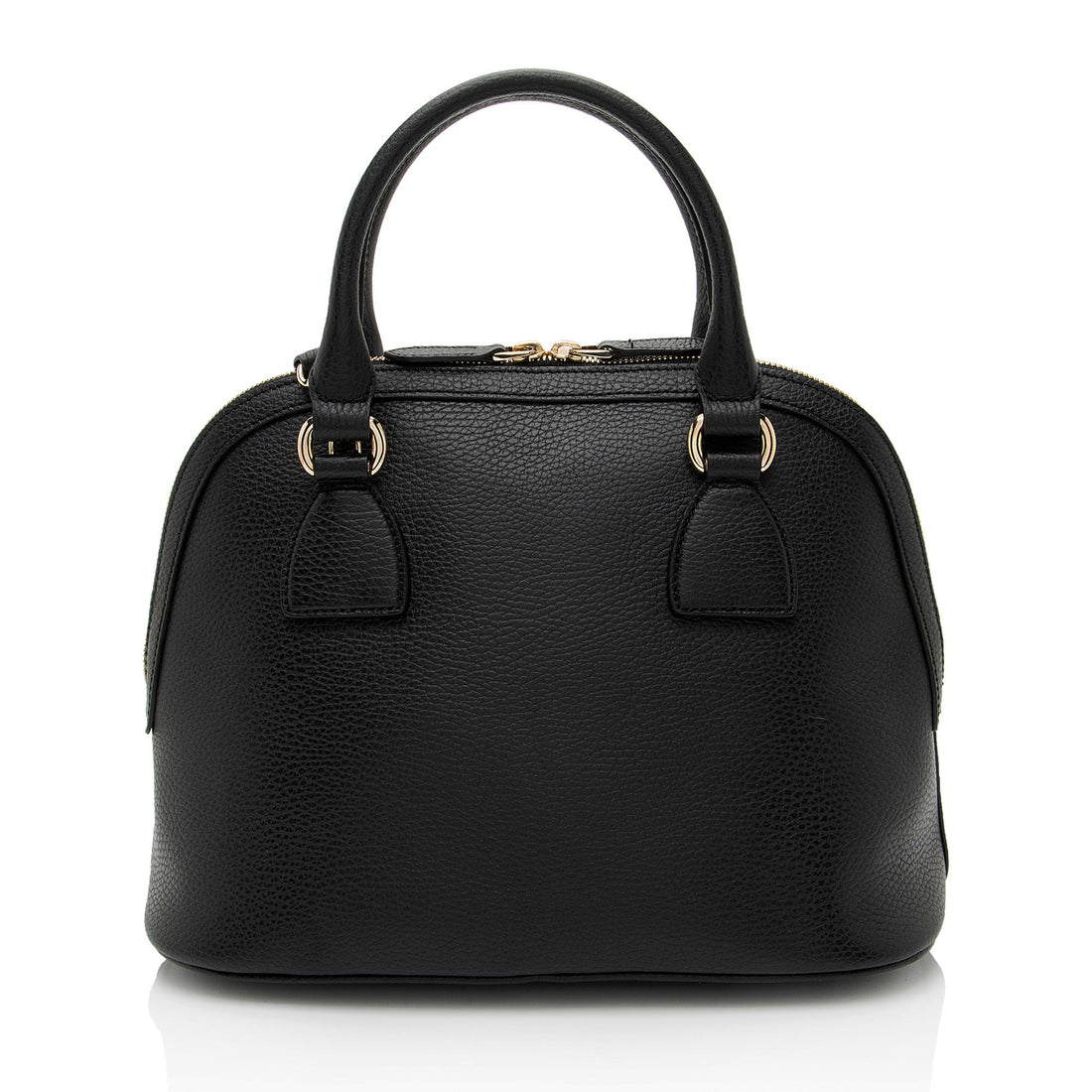 Gucci Leather GG Charm Dome Medium Satchel