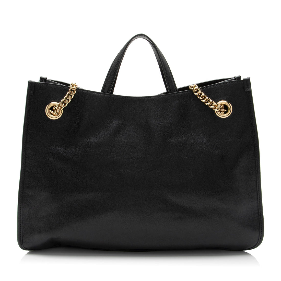 Gucci Leather Horsebit 1955 Chain Large Tote
