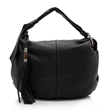 Gucci Leather Jungle Large Hobo