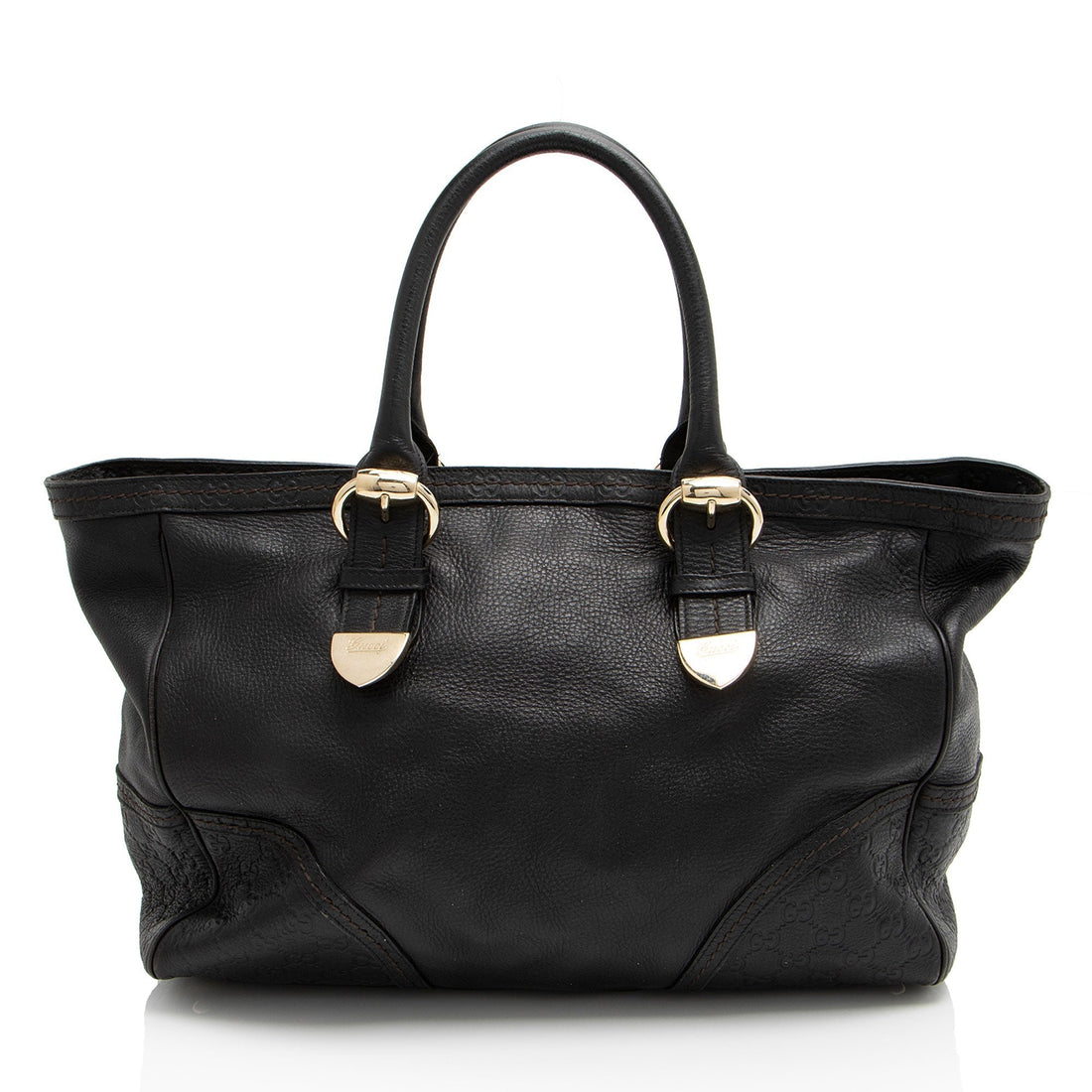 Gucci Leather Signoria Medium Tote