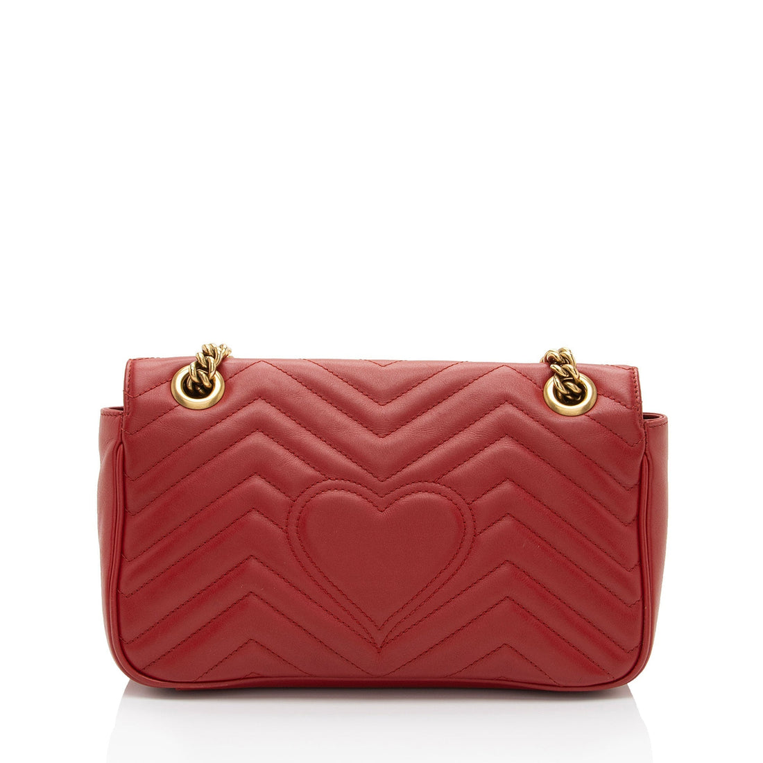 Gucci Matelasse Leather GG Marmont Small Flap Bag