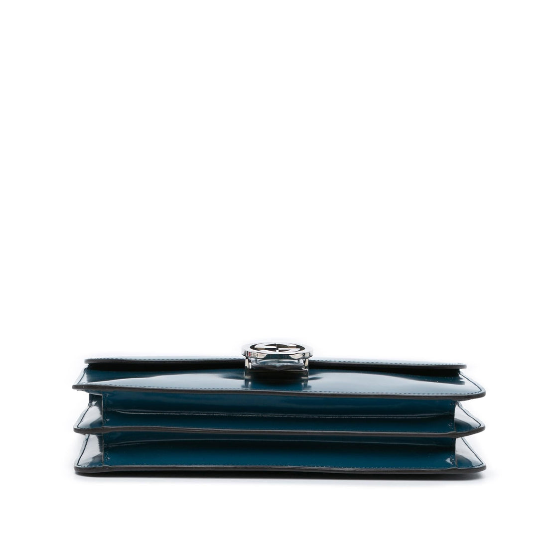 Gucci Medium Patent Dollar Interlocking G Crossbody