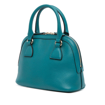 Gucci Mini Leather GG Charm Dome Satchel