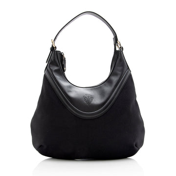 Gucci Nylon Leather Hobo - FINAL SALE