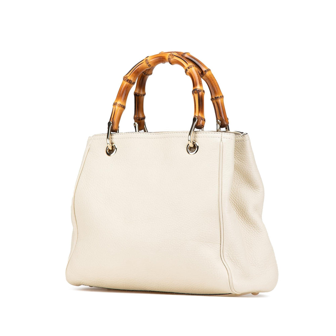 Gucci Small Calfskin Bamboo Shopper Satchel