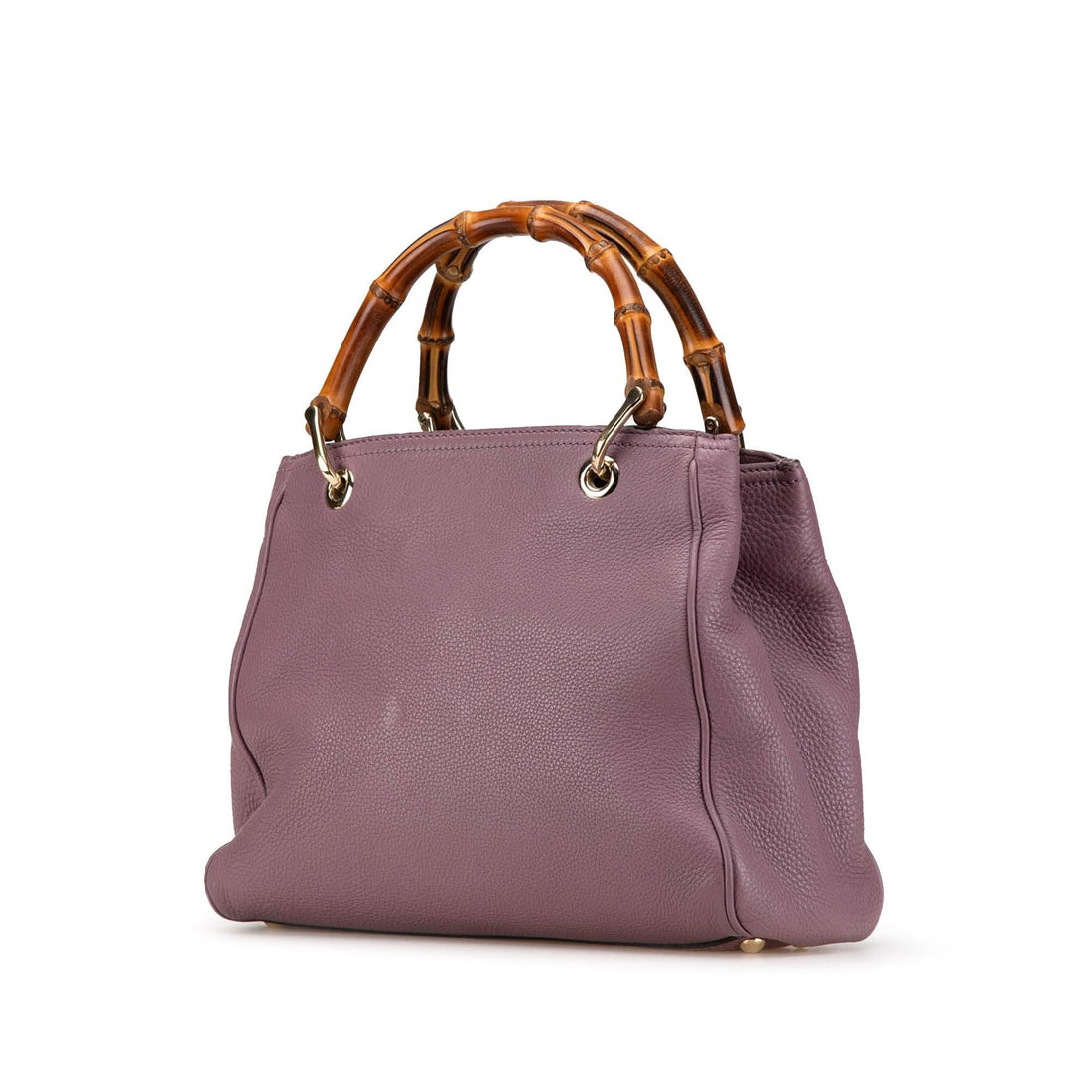 Gucci Small Calfskin Bamboo Shopper Satchel