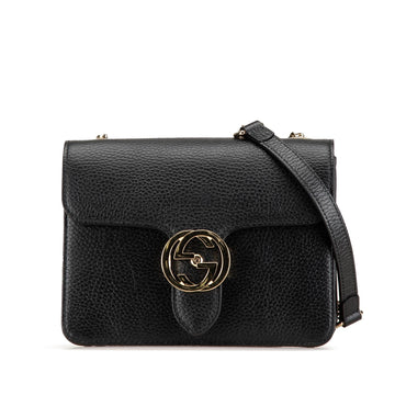 Gucci Small Dollar Calfskin Interlocking G Crossbody (SHG-bDu7A6)