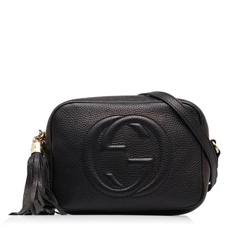 Gucci Small Leather Soho Disco Crossbody (SHG-szoJZ4)