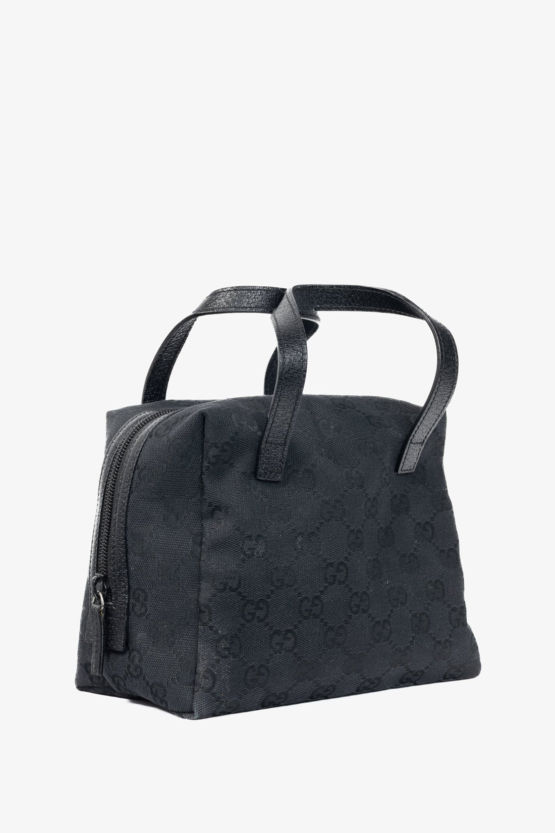 Gucci Balthus Black GG-Canvas Mini Tote Bag
