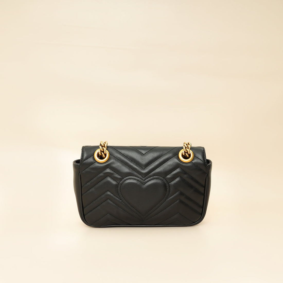 Gucci Black GG Marmont Mini Shoulder Bag