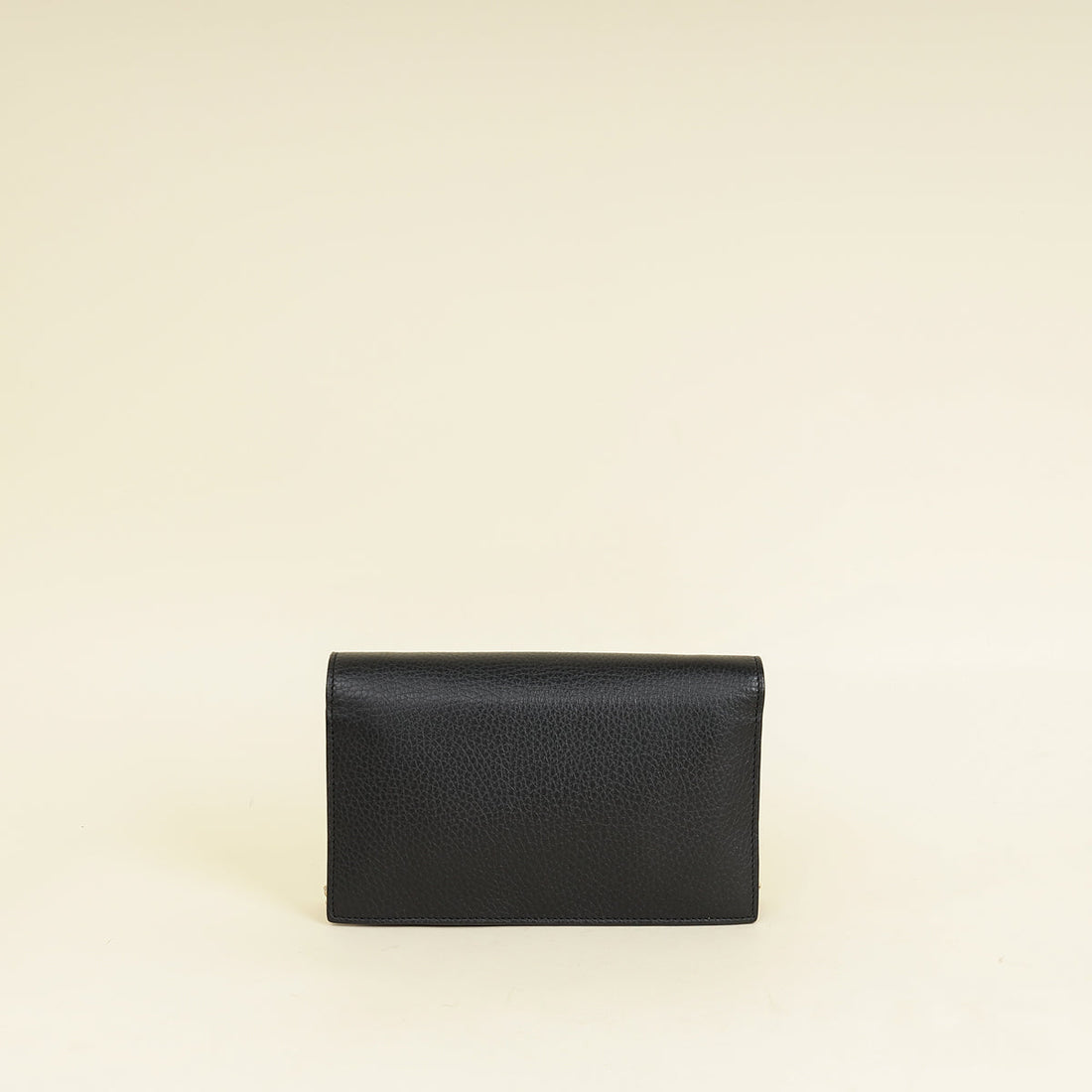 Gucci Black Interlocking G Wallet on Chain