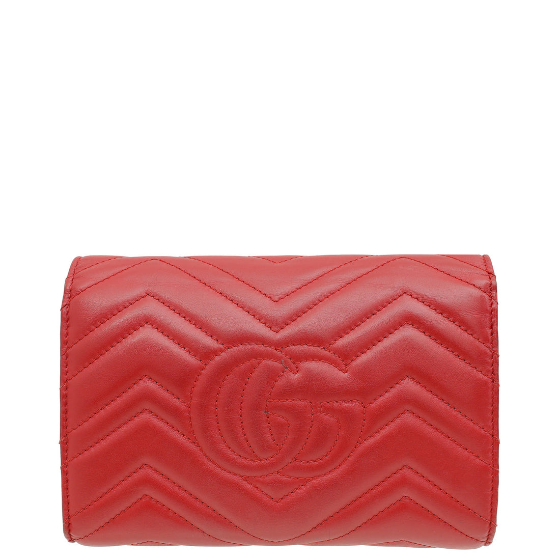 Gucci Red GG Marmont Super Mini Bag