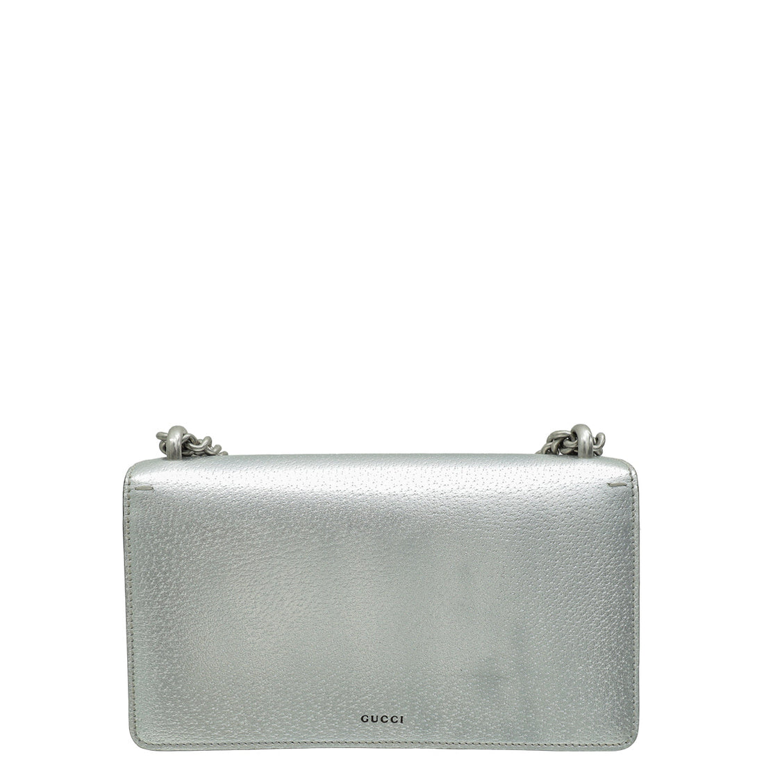 Gucci Metallic Silver Dionysus Small Shoulder Bag