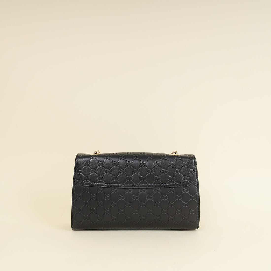 Gucci Balck Guccissima Emily Medium Shoulder Bag