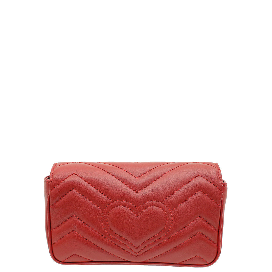 Gucci Red GG Marmont Super Mini Bag
