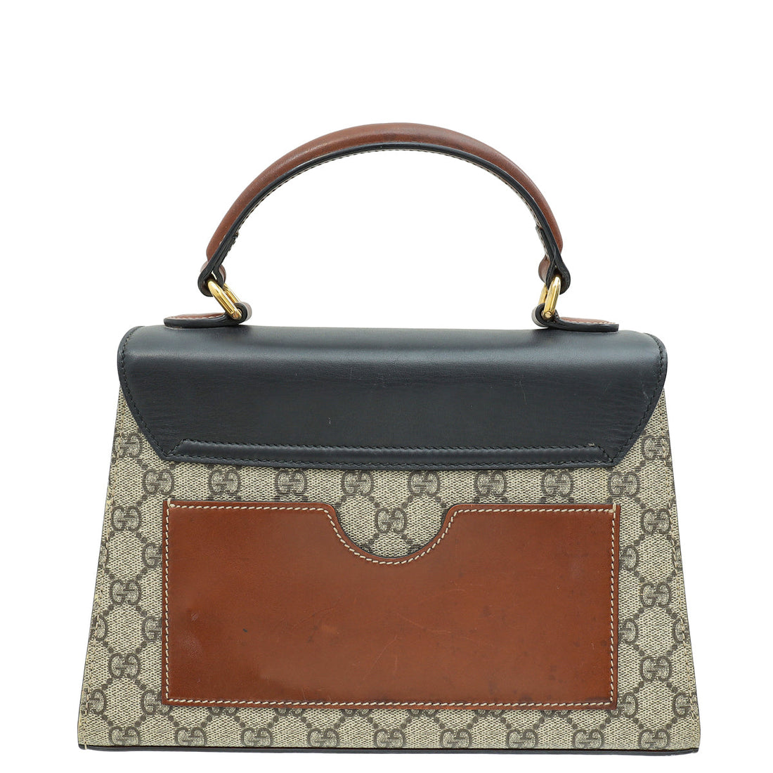 Gucci Tricolor Padlock Top Handle Bag