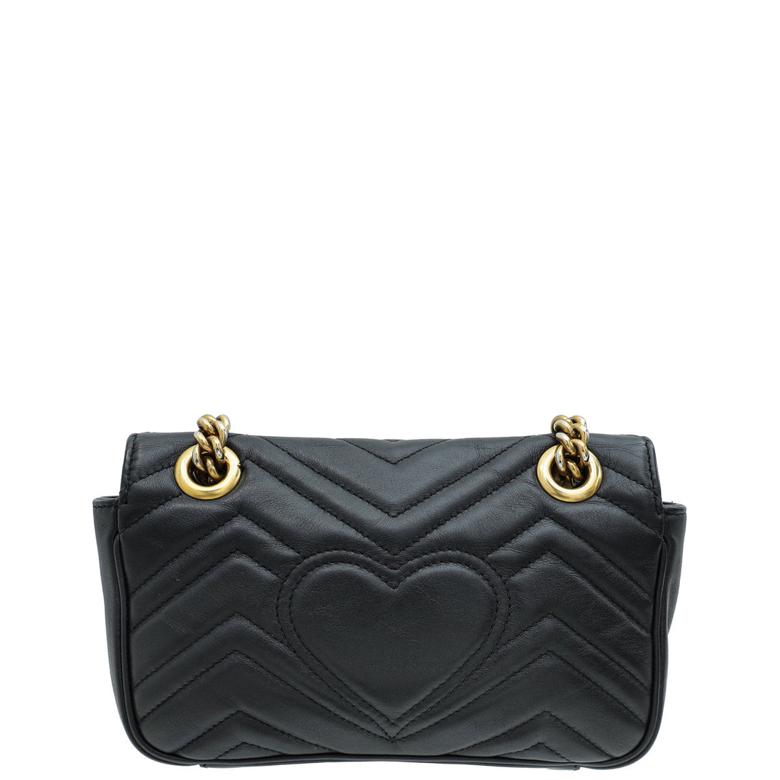 Gucci Black GG Marmont Mini Shoulder Bag