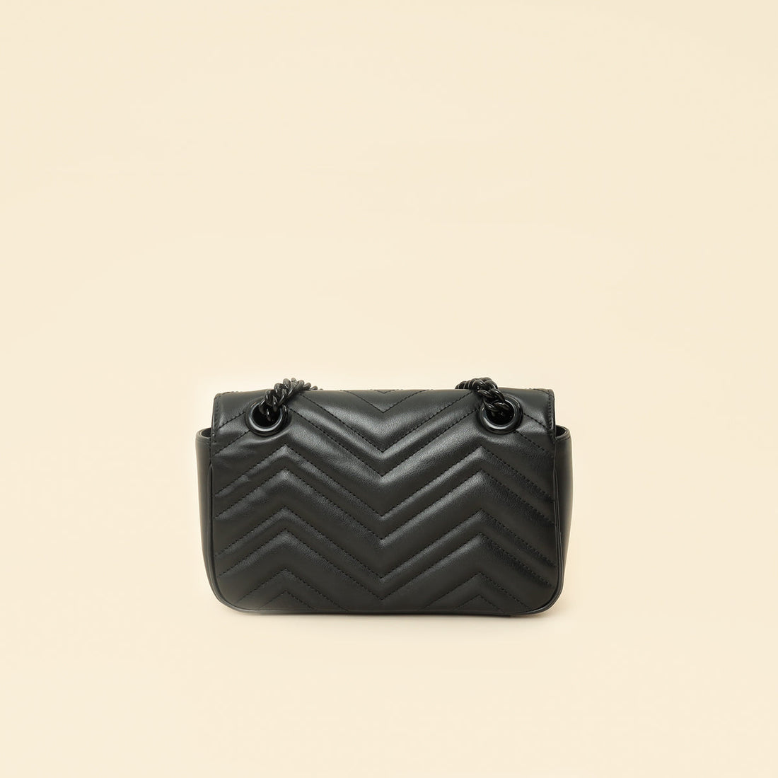 Gucci Black GG Marmont Small Shoulder Bag