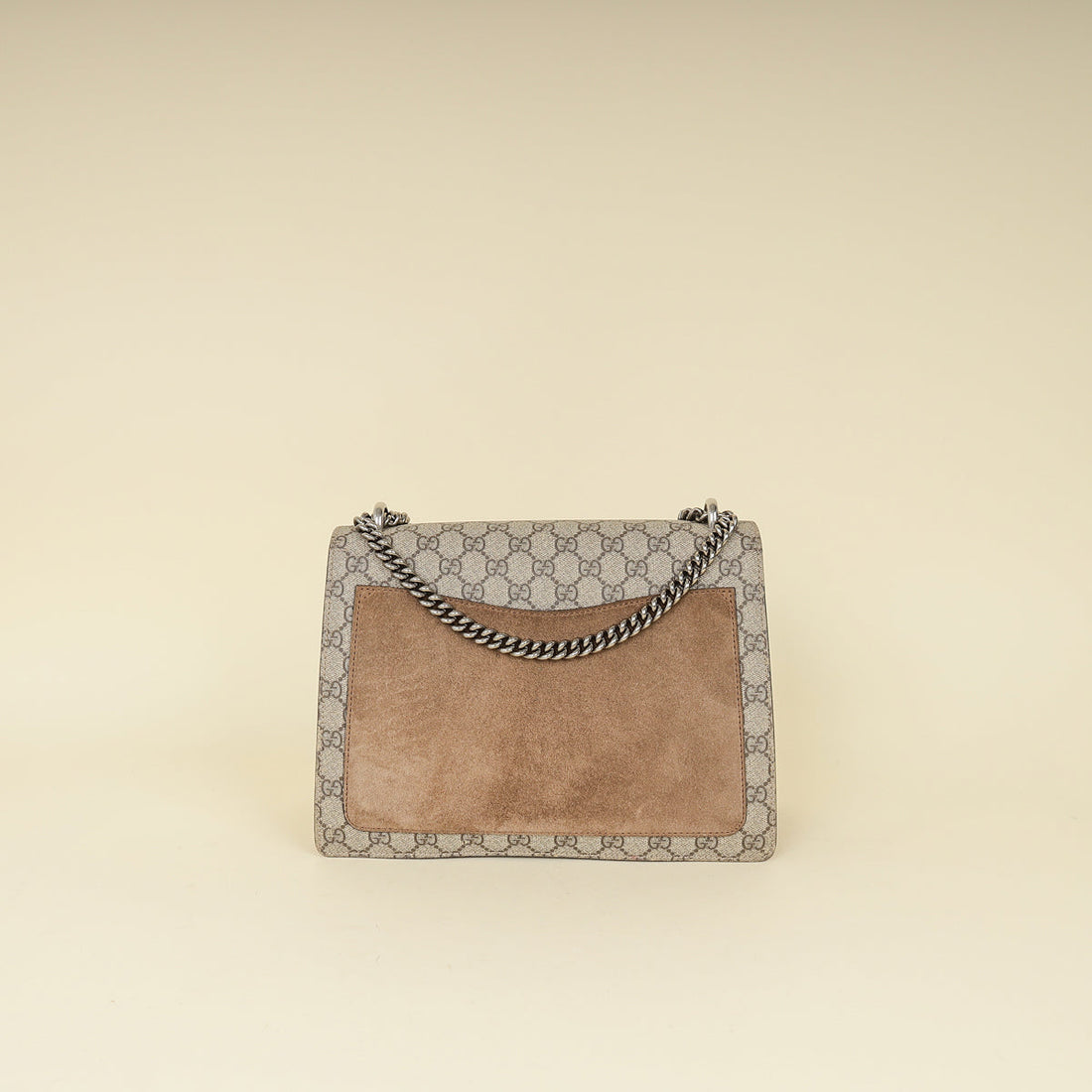 Gucci Bicolor GG Supreme Dionysus Medium Flap Bag