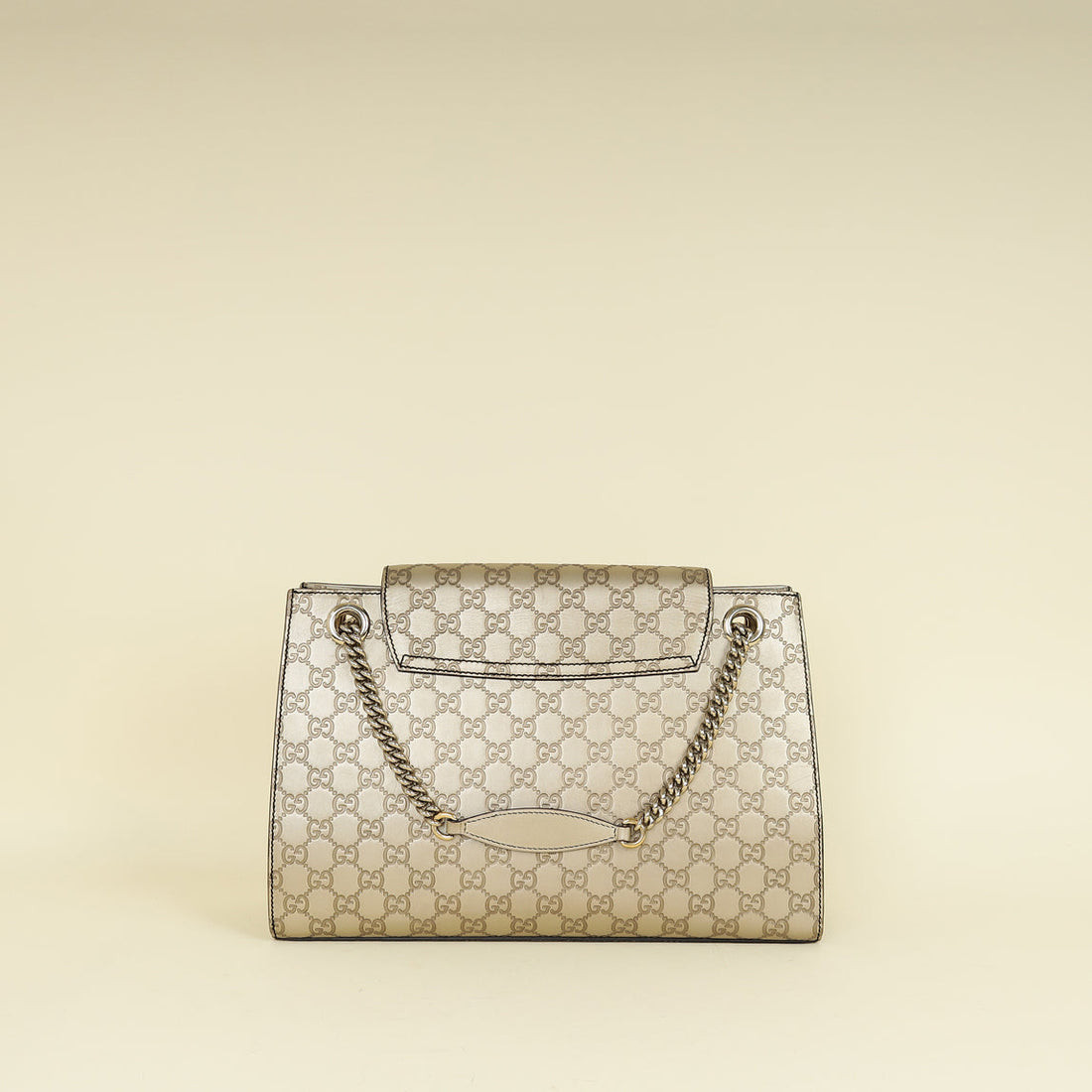 Gucci Champagne GG Guccissima Large Emily Bag