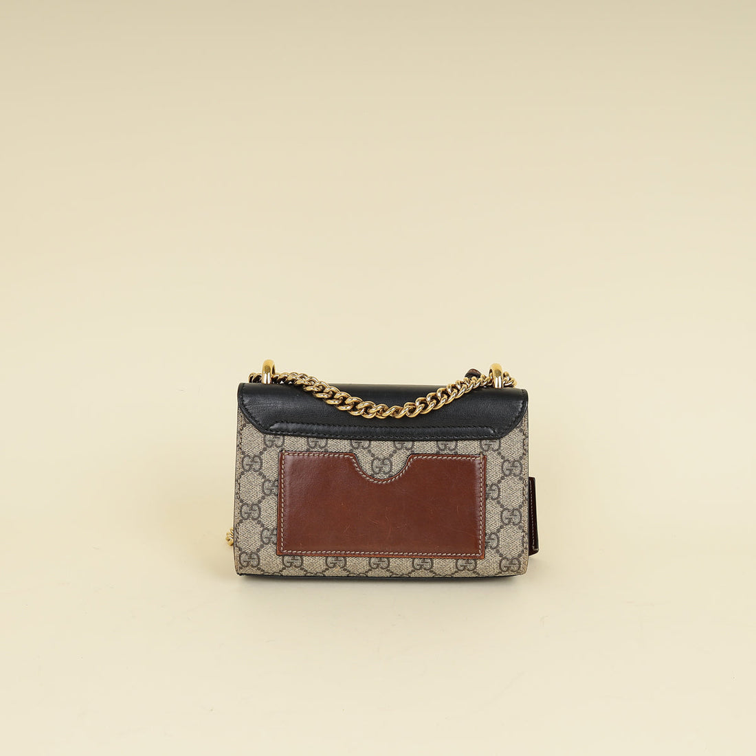 Gucci Tricolor GG Supreme Padlock Small Bag