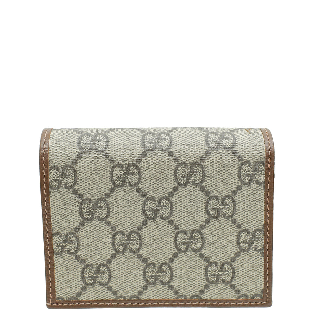 Gucci Ebony 1955 Horsebit Card Case Chain Walle