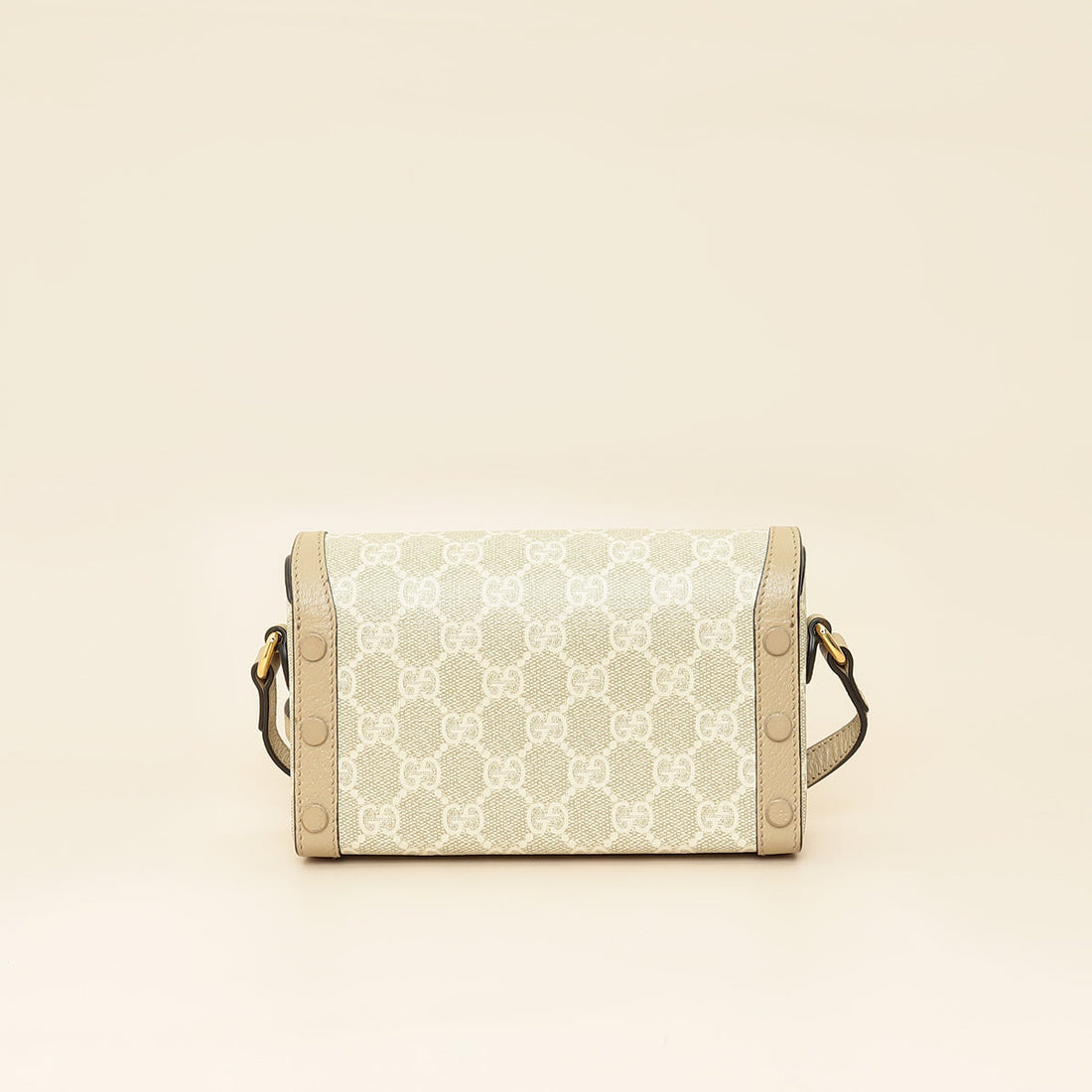 Gucci Bicolor GG Supreme Horsebit 1955 Mini Bag