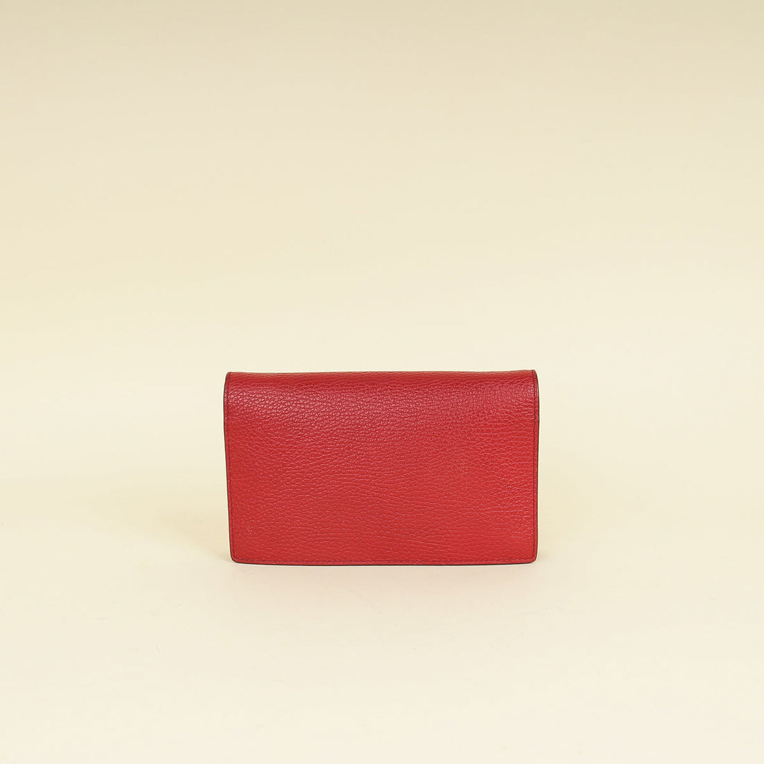 Gucci Red Interlocking G Wallet on Chain