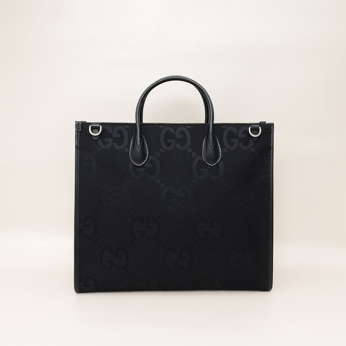 Gucci Black Jumbo GG Tote Bag