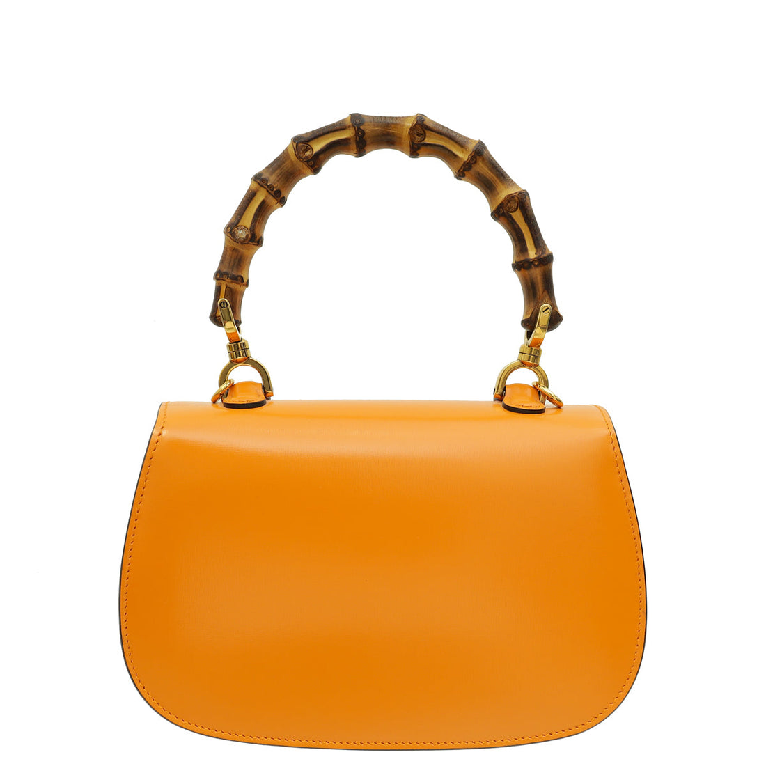 Gucci Tangerine 1947 Bamboo Top Handle Small Bag