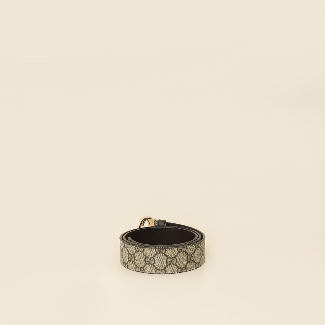 Gucci Bicolor GG Supreme Interlocking G Buckle Belt 36